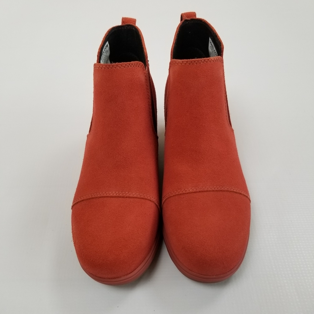 Sorel Evie Suede Waterproof Ankle Wedge Boots Size 5.5